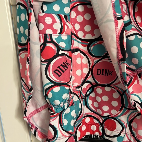 NWOT Pickleball Bella Dink Skort SZ2 Bella Tee SZM and Hat One Size In Pink - Picture 7 of 7